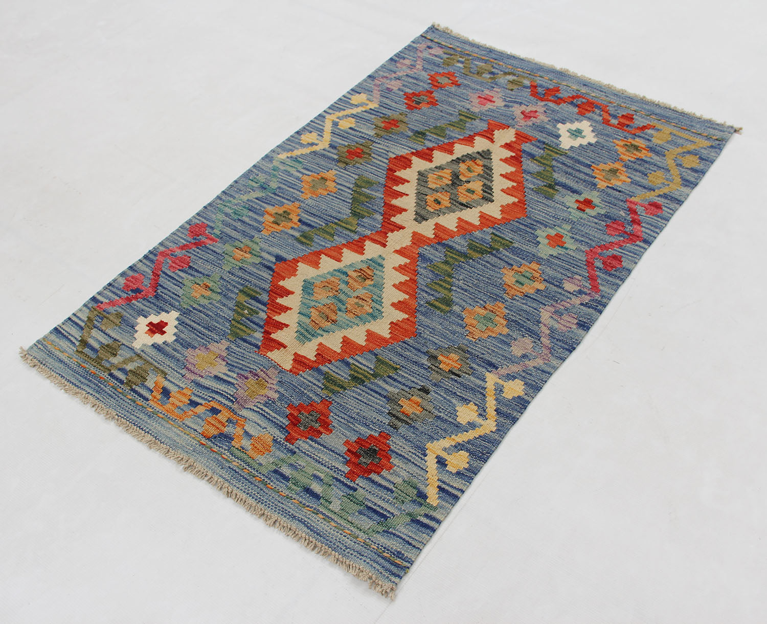 Handmade Veggie Dye Kilim Rug