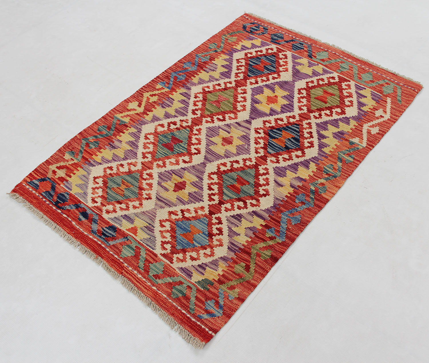 Handmade Veggie Dye Kilim Rug