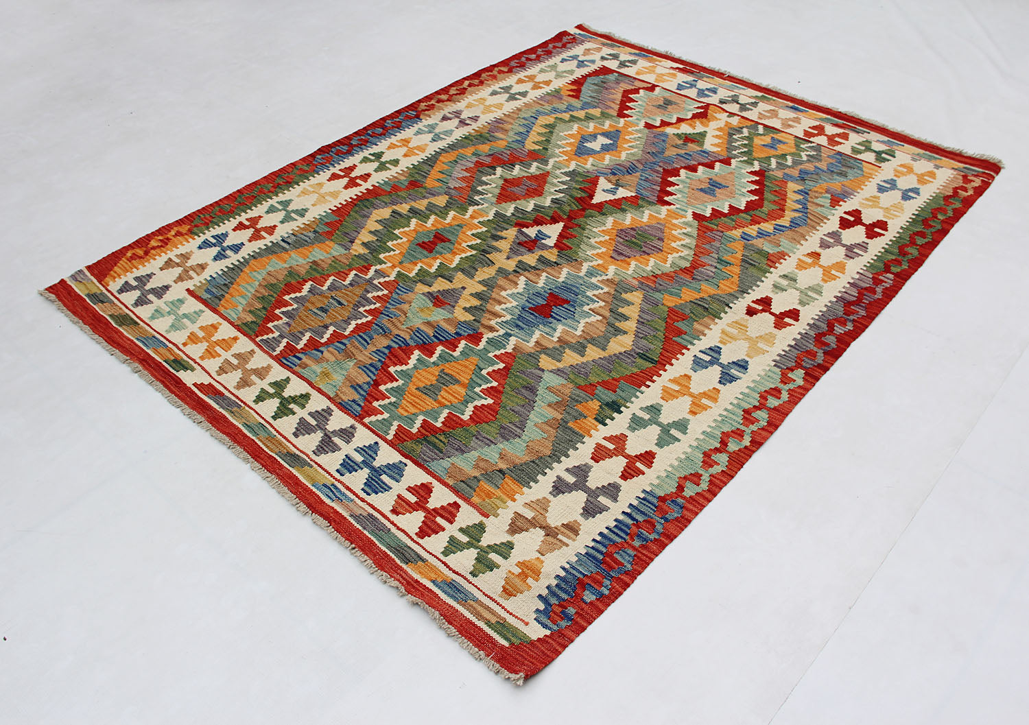 Handmade Veggie Dye Kilim Rug