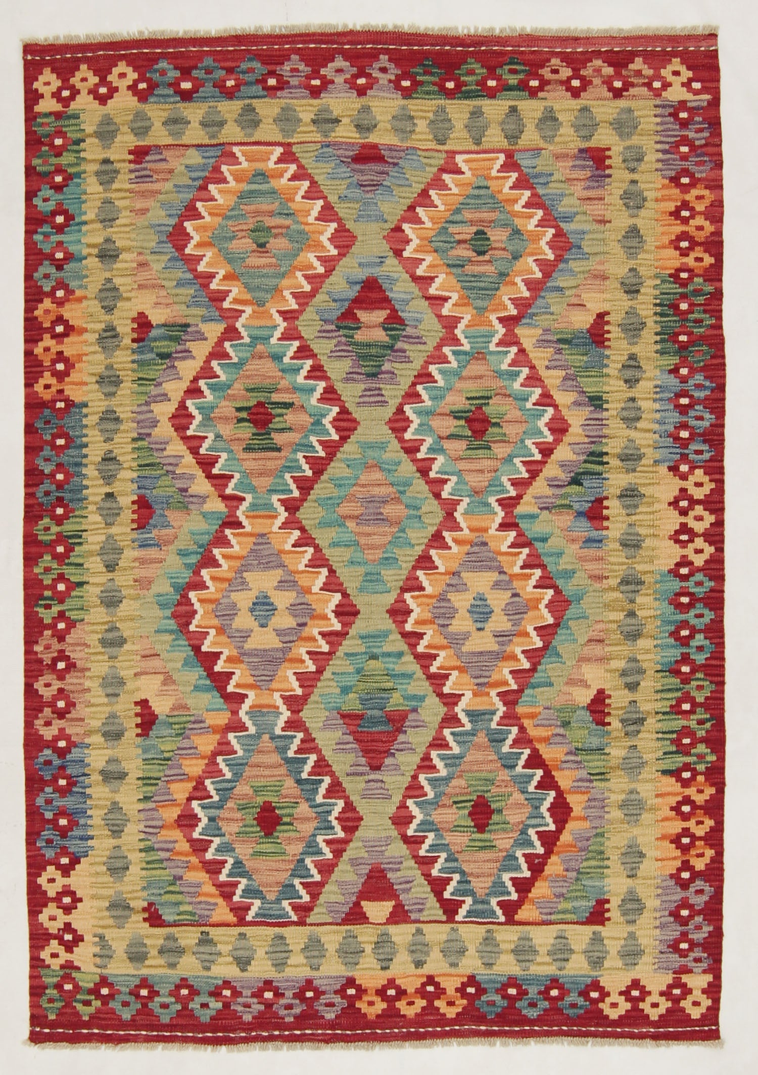 Handmade Veggie Dye Kilim Rug