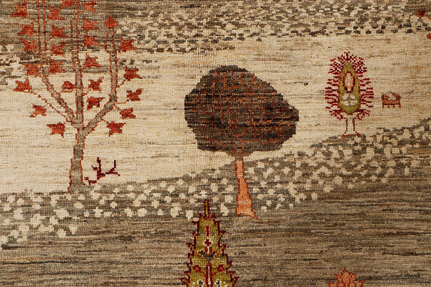 Sultani Persian Hand Knotted Wool Rug Multicolor 5'6" x 8'