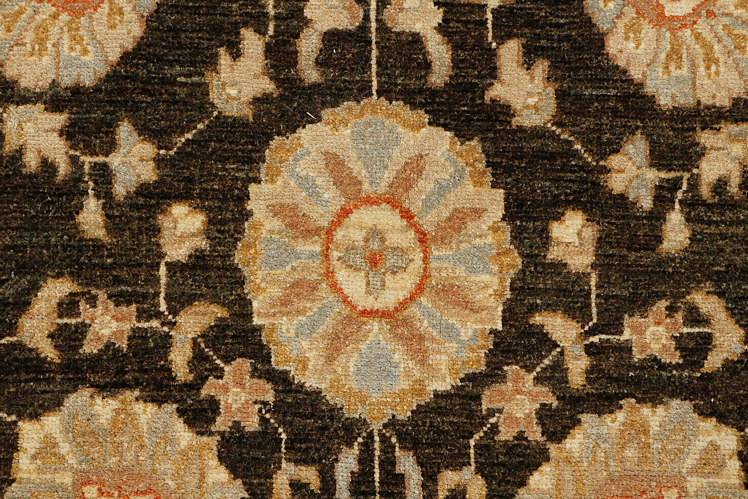 Ziegler Persian Hand Knotted Wool Rug Ivory 9' x 13'
