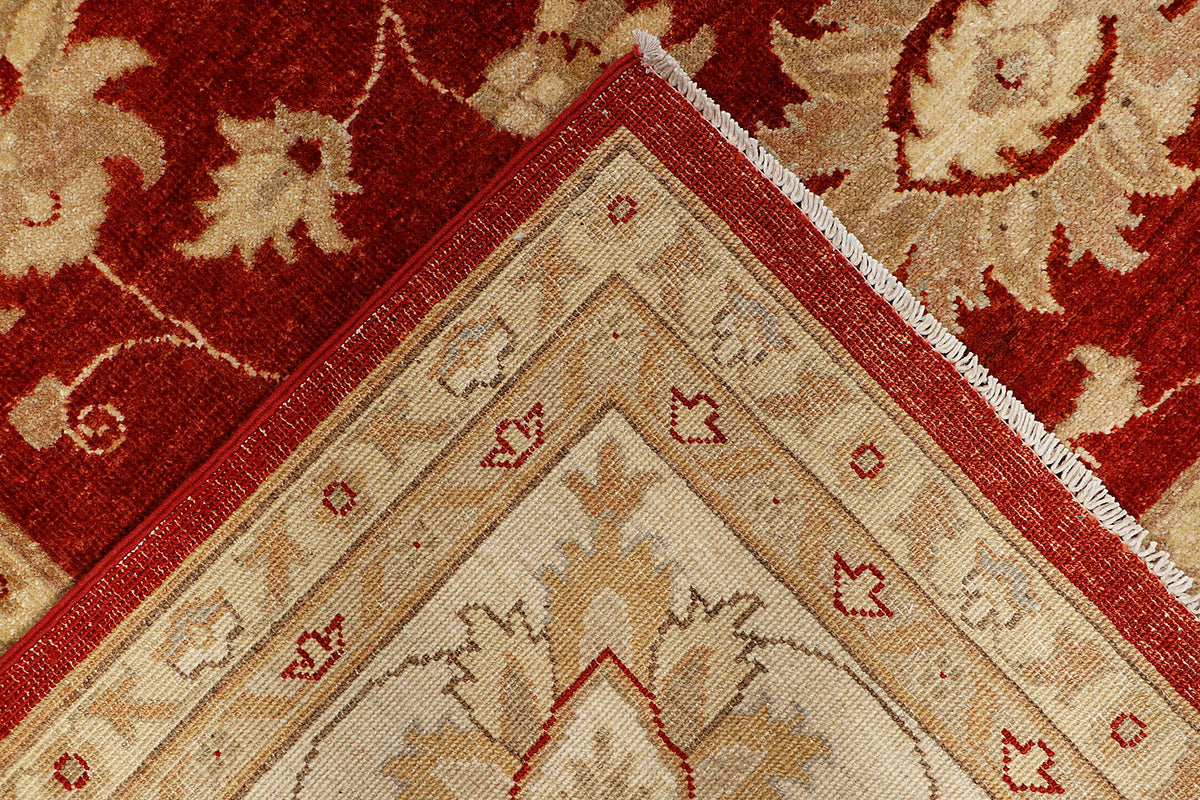 Ziegler Persian Hand Knotted Wool Rug Ivory 10' x 14'