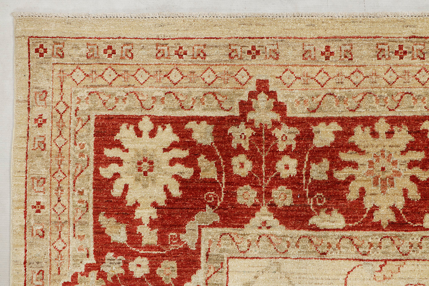 Ziegler Persian Hand Knotted Wool Rug Ivory 8' x 11'6"