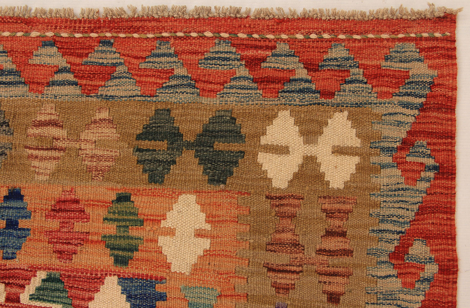 3' X 5' Multy Handmade Veggie Dye Kilim Rug Rectangular