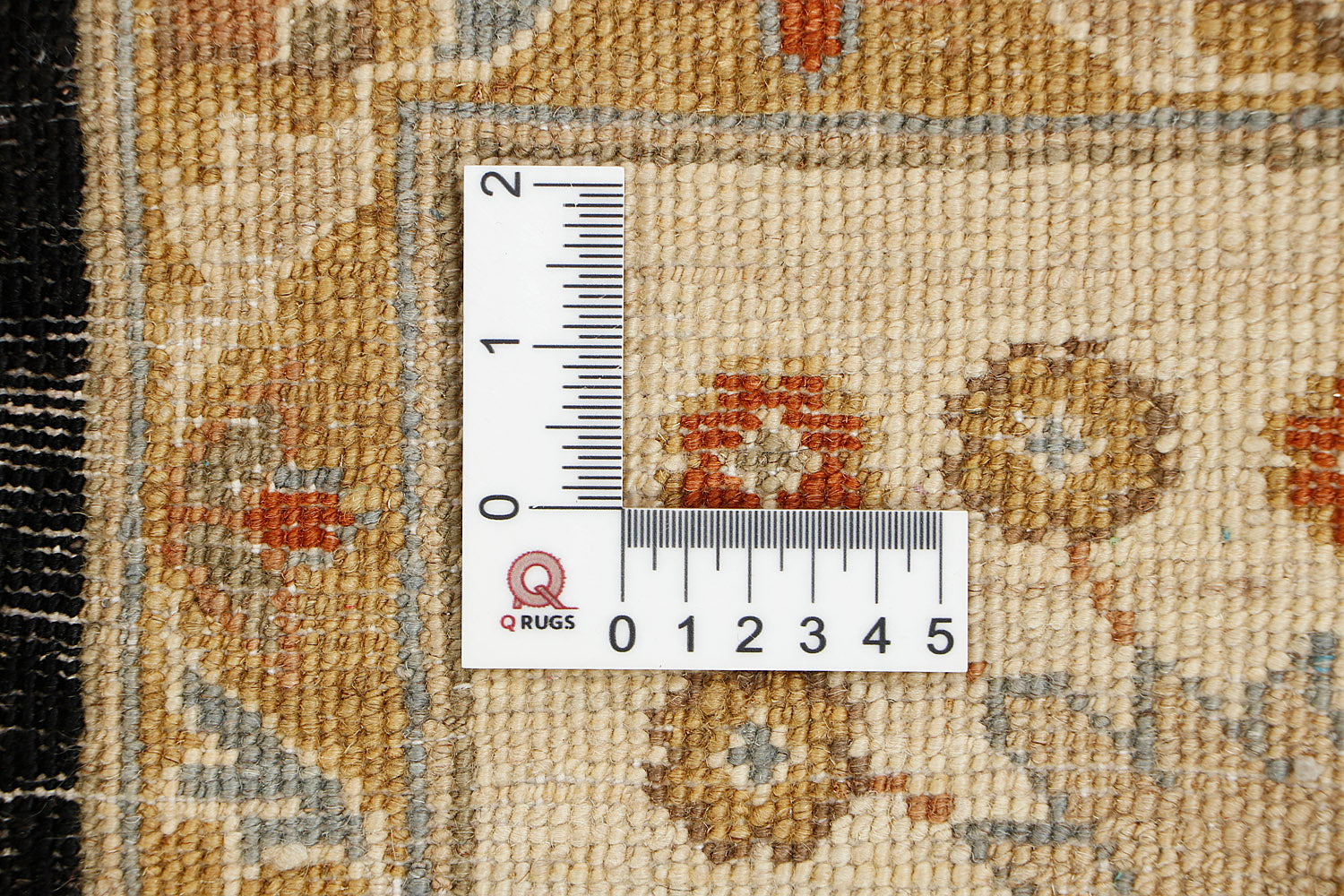 6' x 9' Black Handmade Persian Rug ZIEGLER Rectangular