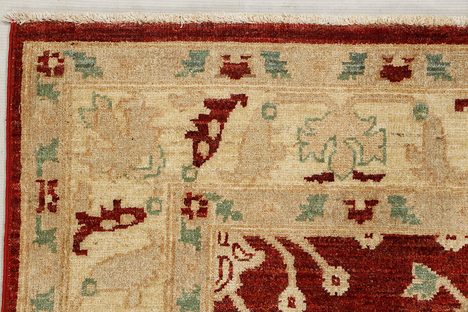 Ziegler Persian Hand Knotted Wool Rug Red 4'6" x 6'6"