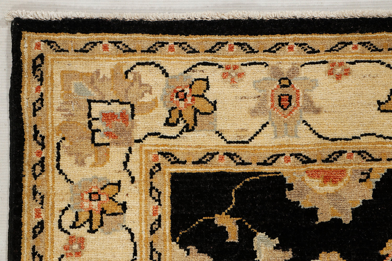 Ziegler Persian Hand Knotted Wool Rug Black 3' x 5'