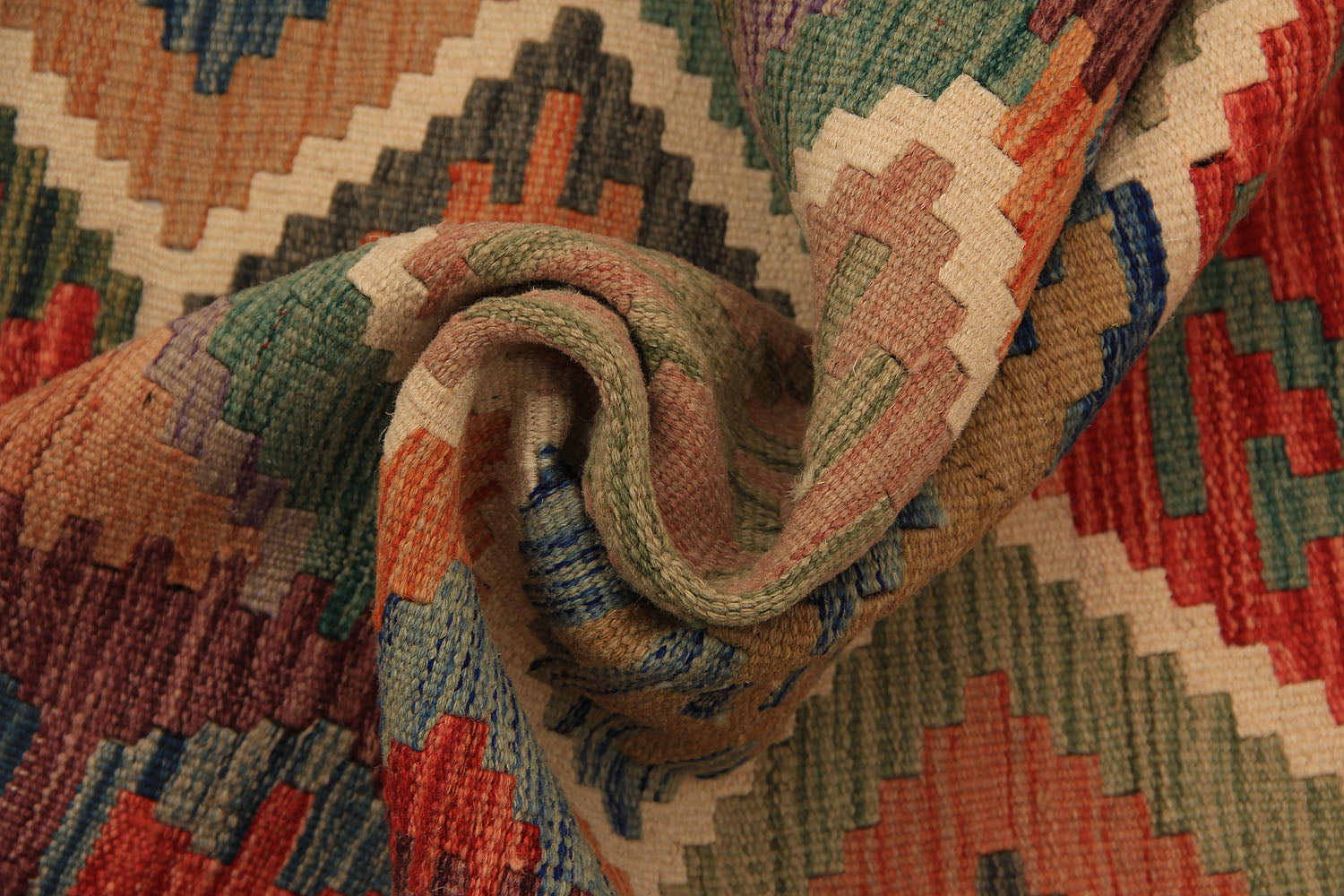 3' X 8' Multy Handmade Veggie Dye Kilim Rug Runner