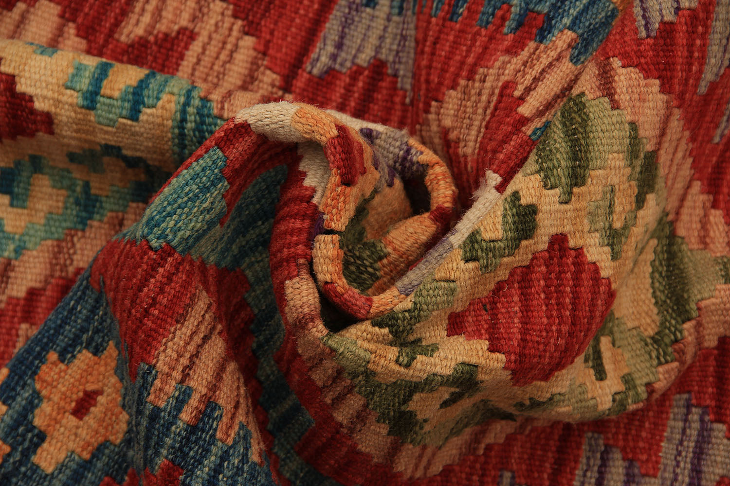 3' X 8' Multy Handmade Veggie Dye Kilim Rug Runner