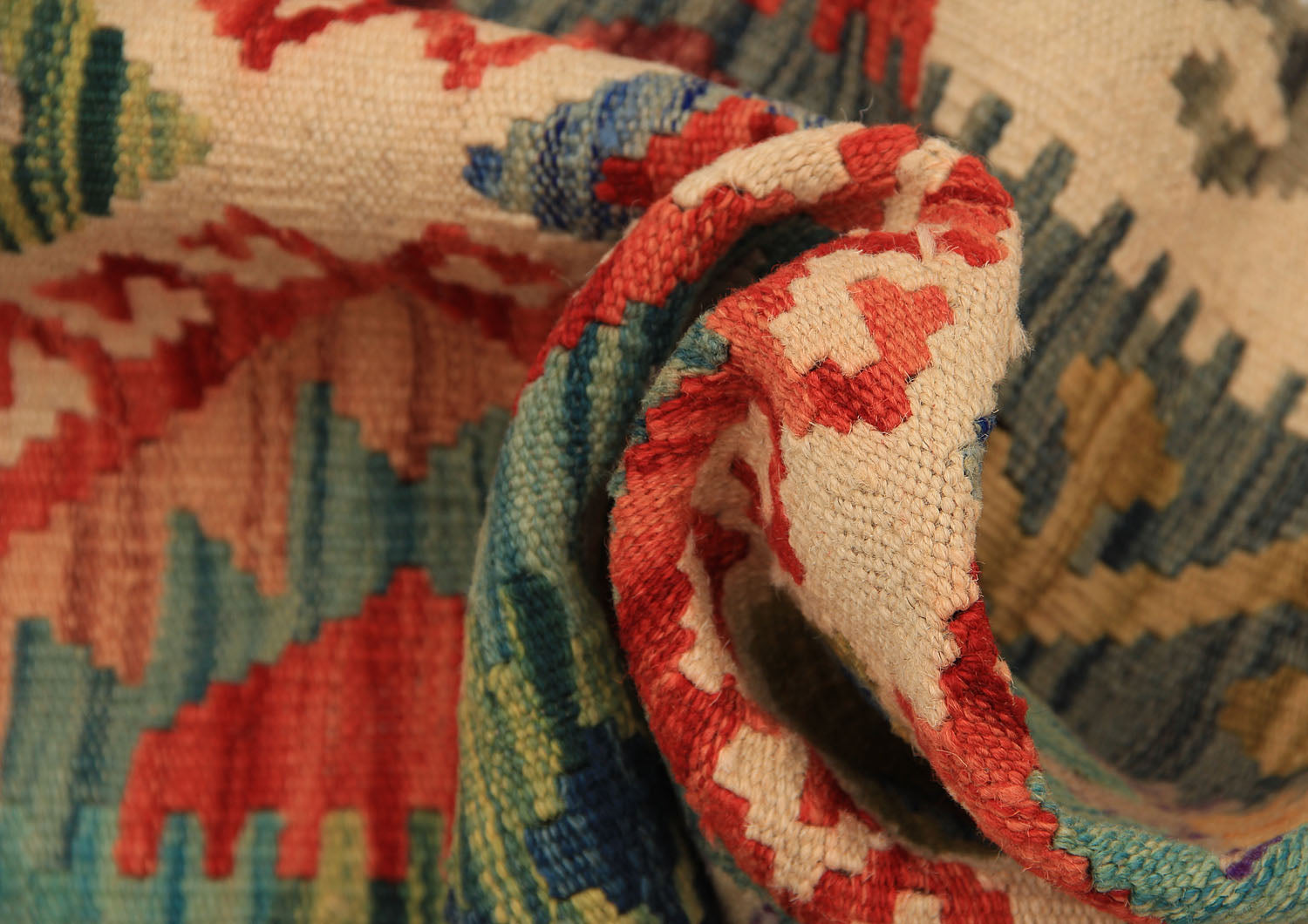 3' X 8' Multy Handmade Veggie Dye Kilim Rug Runner