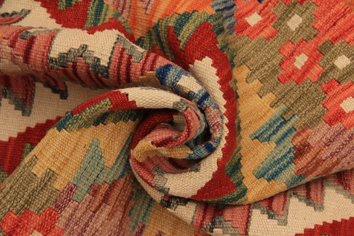 3' X 8' Multy Handmade Veggie Dye Kilim Rug Runner