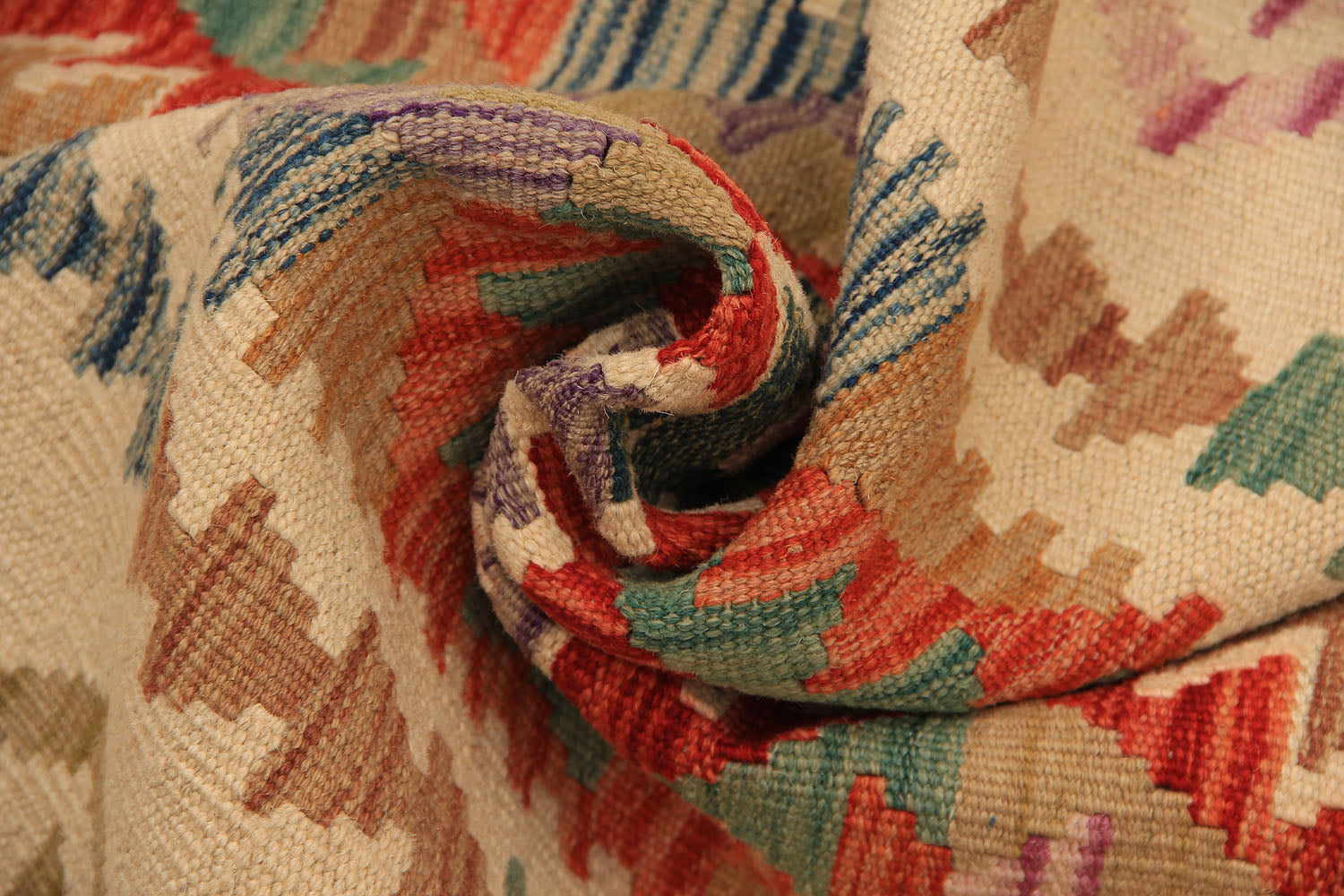 3' X 8' Multy Handmade Veggie Dye Kilim Rug Runner