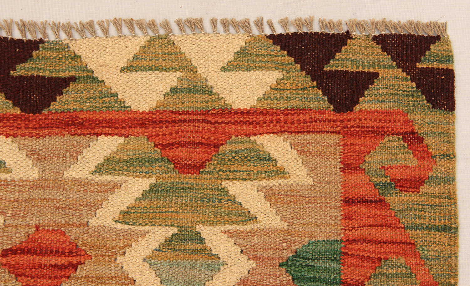 2' 6" x 4' Multy Handmade Veggie Dye Kilim Rug Rectangular