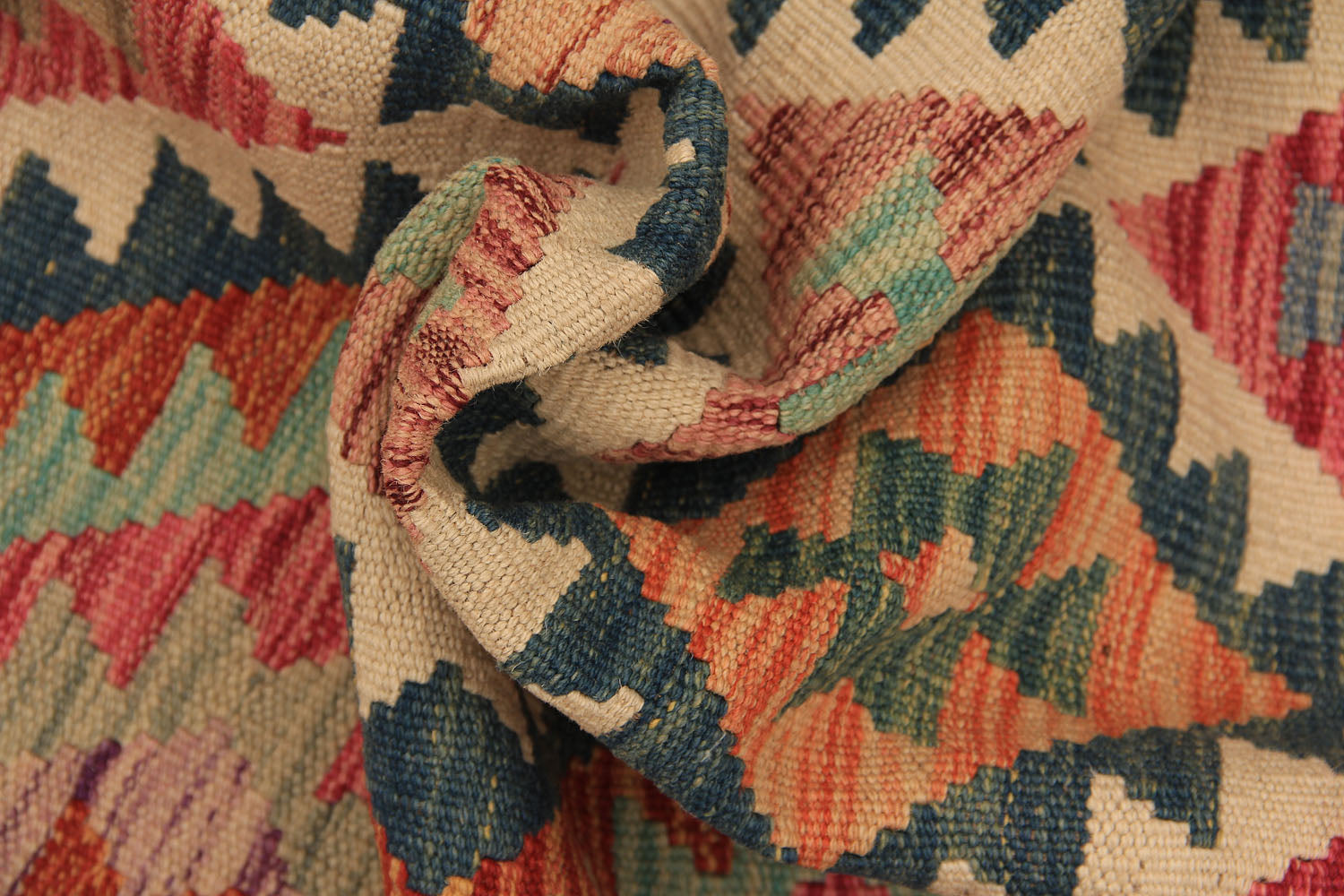 Multy Handmade Veggie Dye Kilim Rug Rectangular