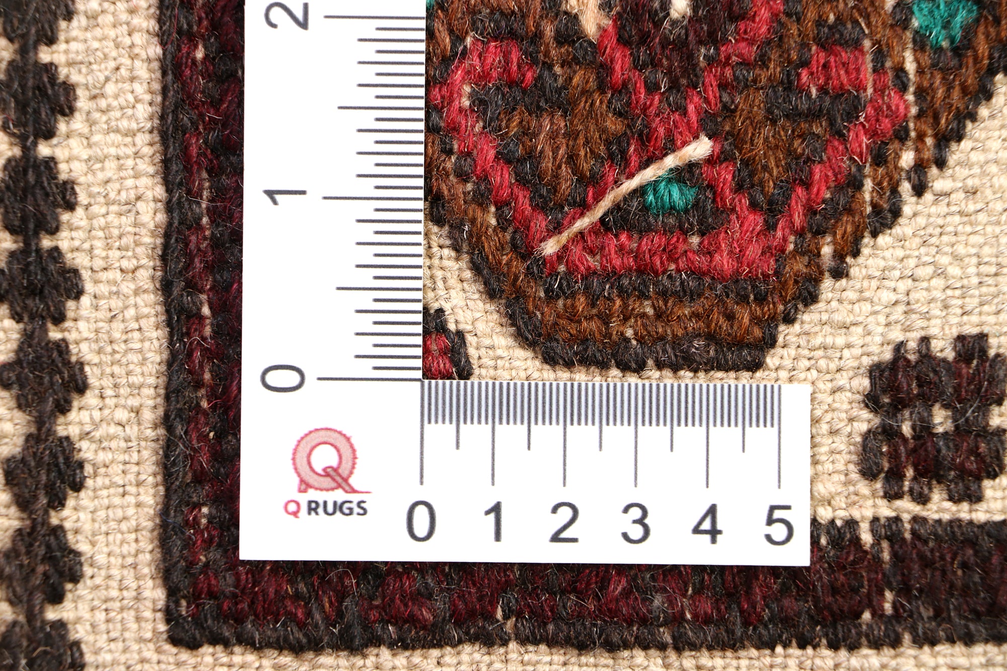4' x 6' Ivory Handmade Pai Murgh Soumak Kilim Rug Rectangular