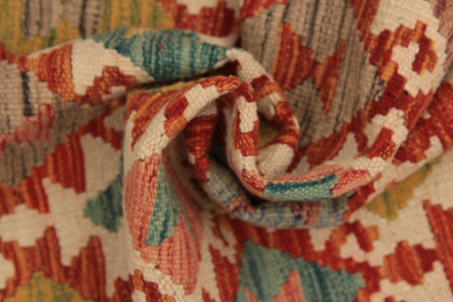 3' X 8' Multy Handmade Veggie Dye Kilim Rug Runner