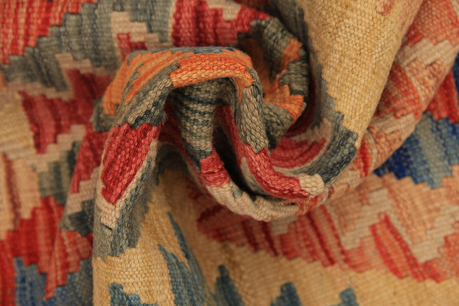 3' X 8' Multy Handmade Veggie Dye Kilim Rug Runner