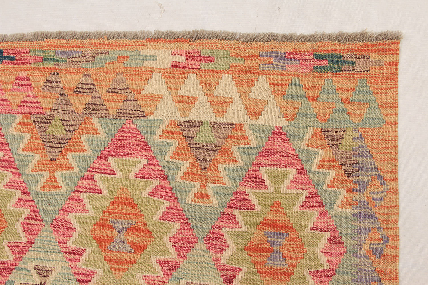 Multy Handmade Veggie Dye Kilim Rug Rectangular