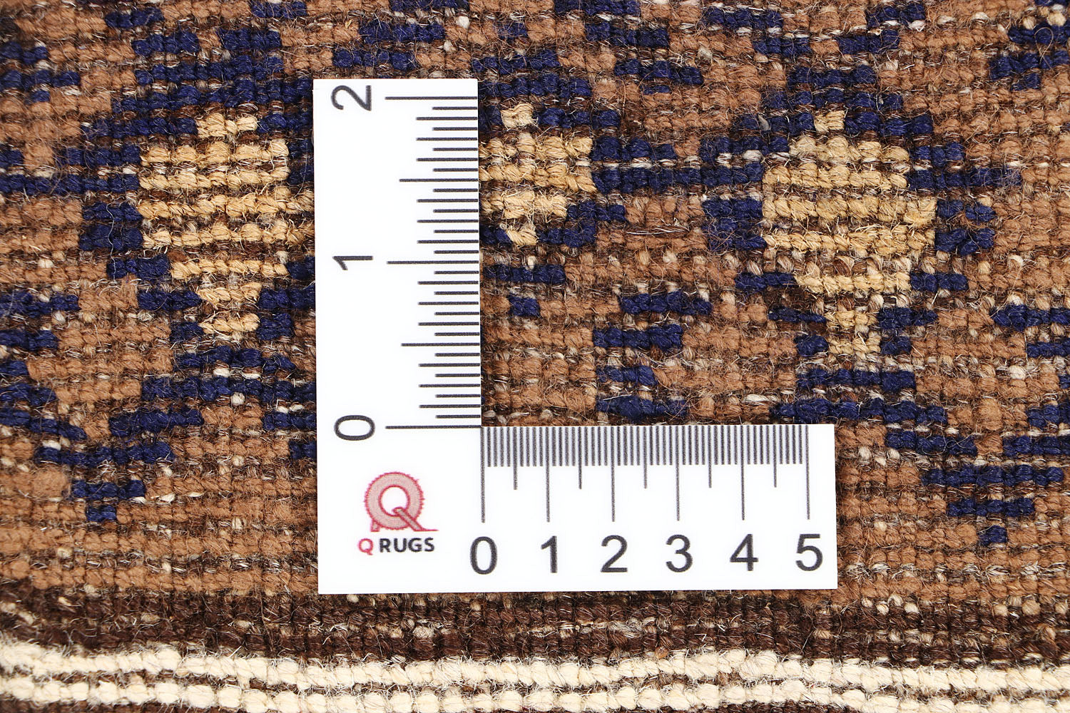 2' 6" x 4' Ivory Handmade Natural Taimani Carpets Afghan Rectangular