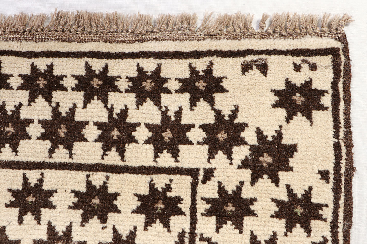 3' X 5' Ivory Handmade Natural Taimani Carpets Afghan Rectangular