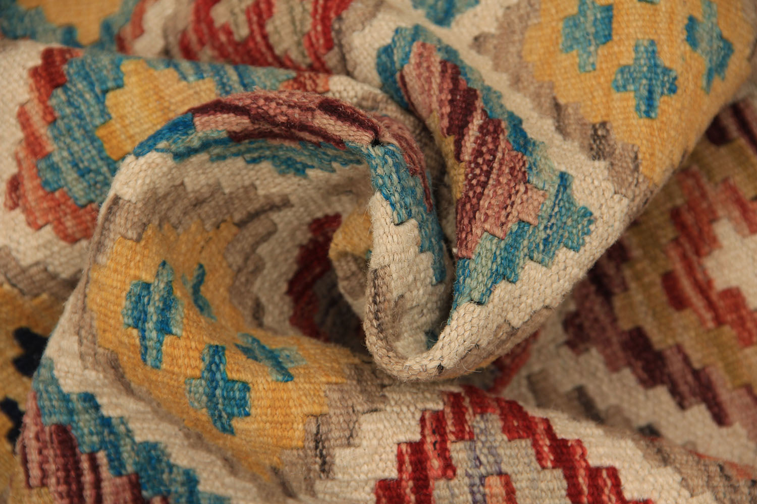 3' X 8' Multy Handmade Veggie Dye Kilim Rug Runner