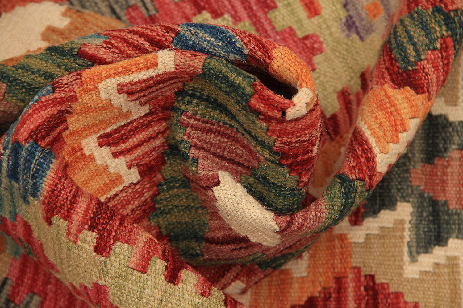 3' X 8' Multy Handmade Veggie Dye Kilim Rug Runner