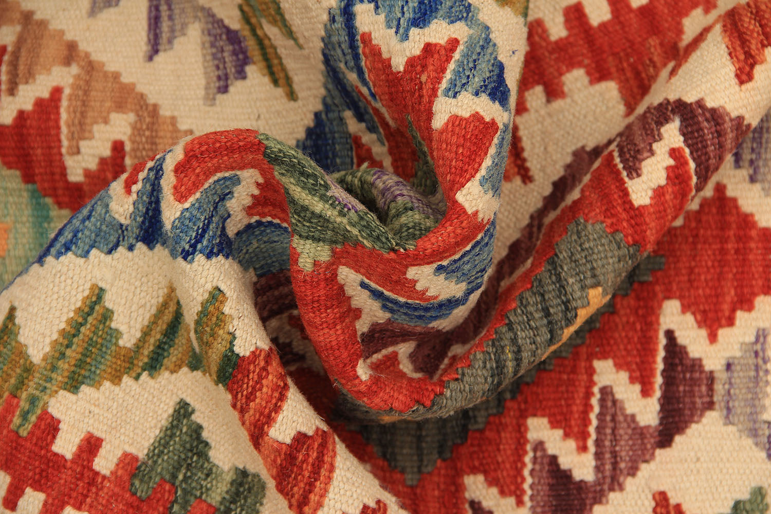 2' 6" x 8' Multy Handmade Veggie Dye Kilim Rug Runner