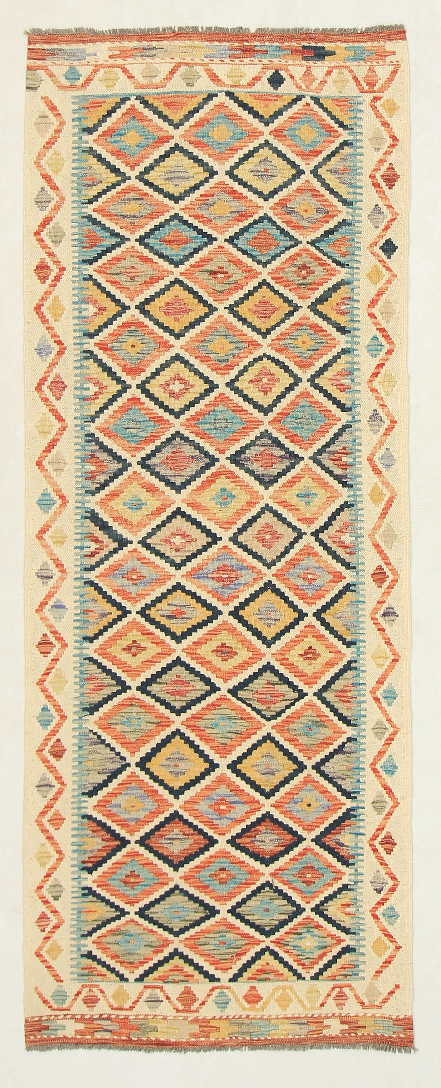 Multy Handmade Veggie Dye Kilim Rug Rectangular