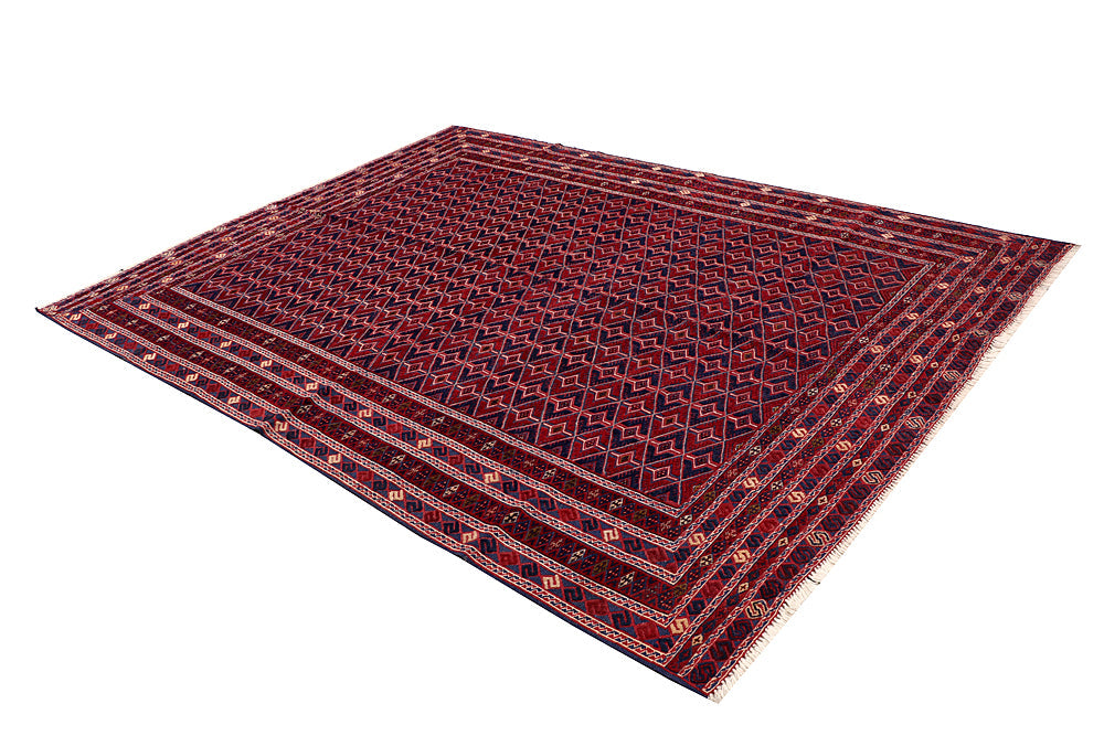 Handmade Fine Mashwani Afghan Rug