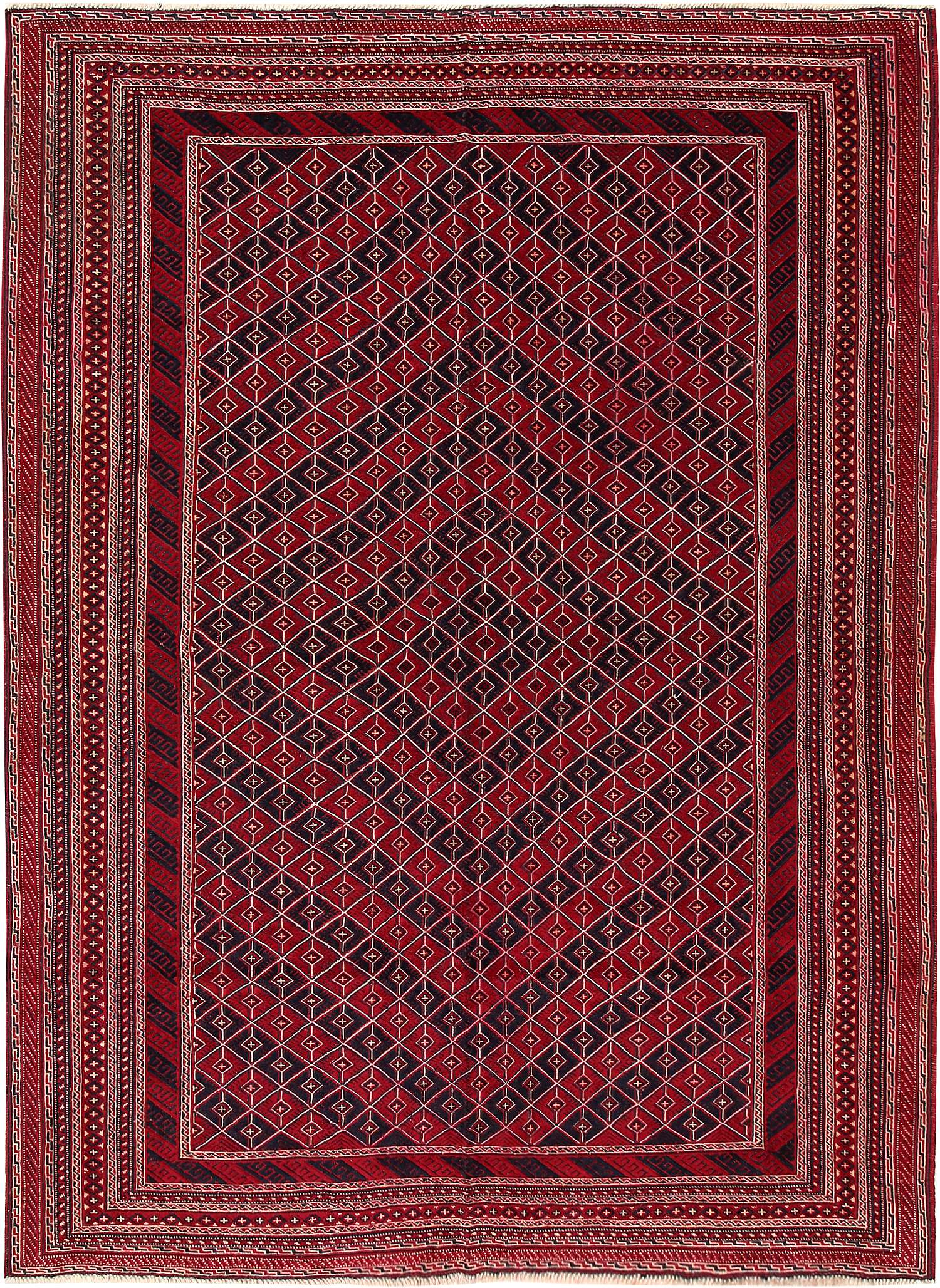 Handmade Fine Mashwani Afghan Rug