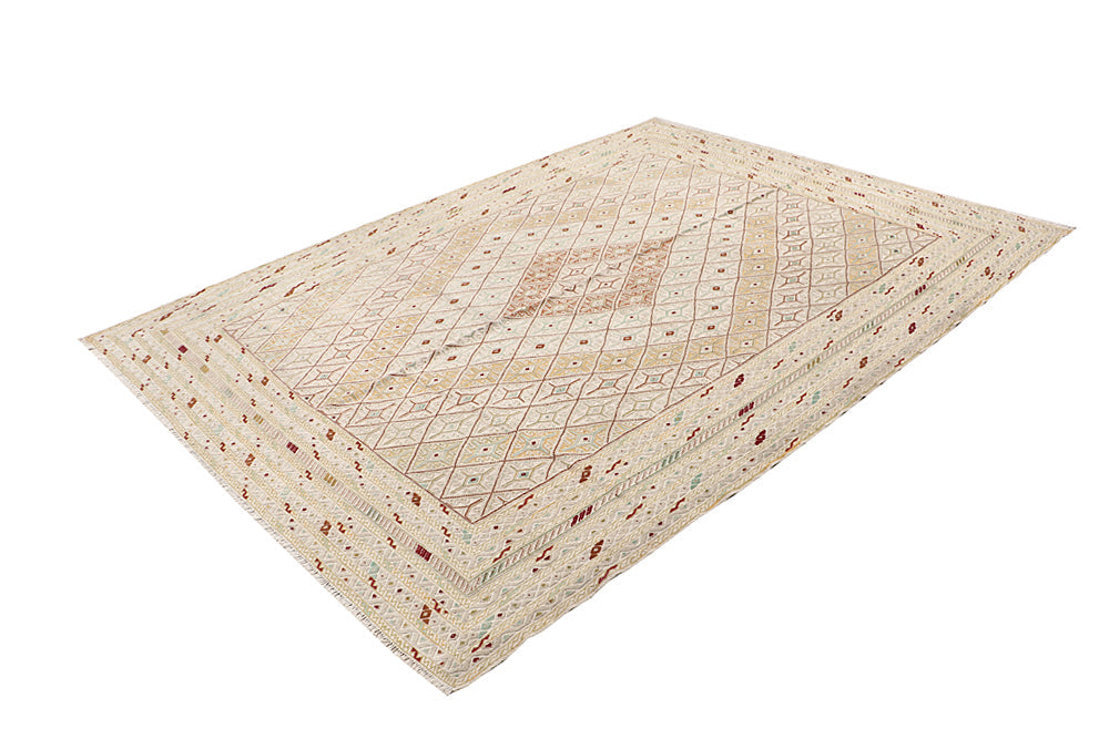 Handmade Fine Mashwani Afghan Rug