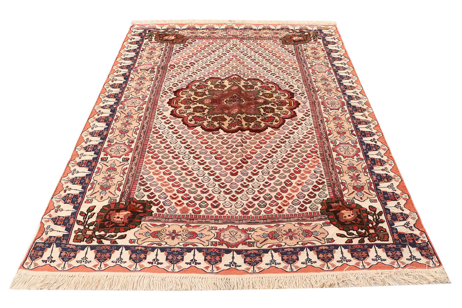 Handmade Herati Gul Afghan Rug