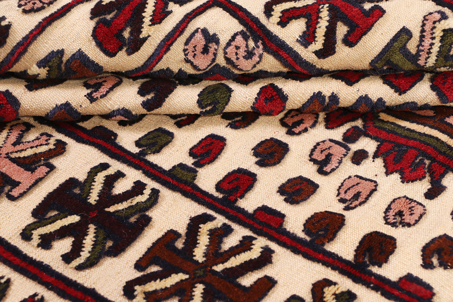Handmade Herati Gul Afghan Rug