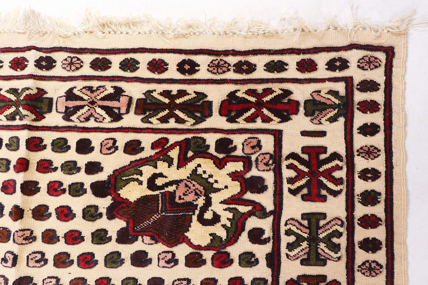 Handmade Herati Gul Afghan Rug