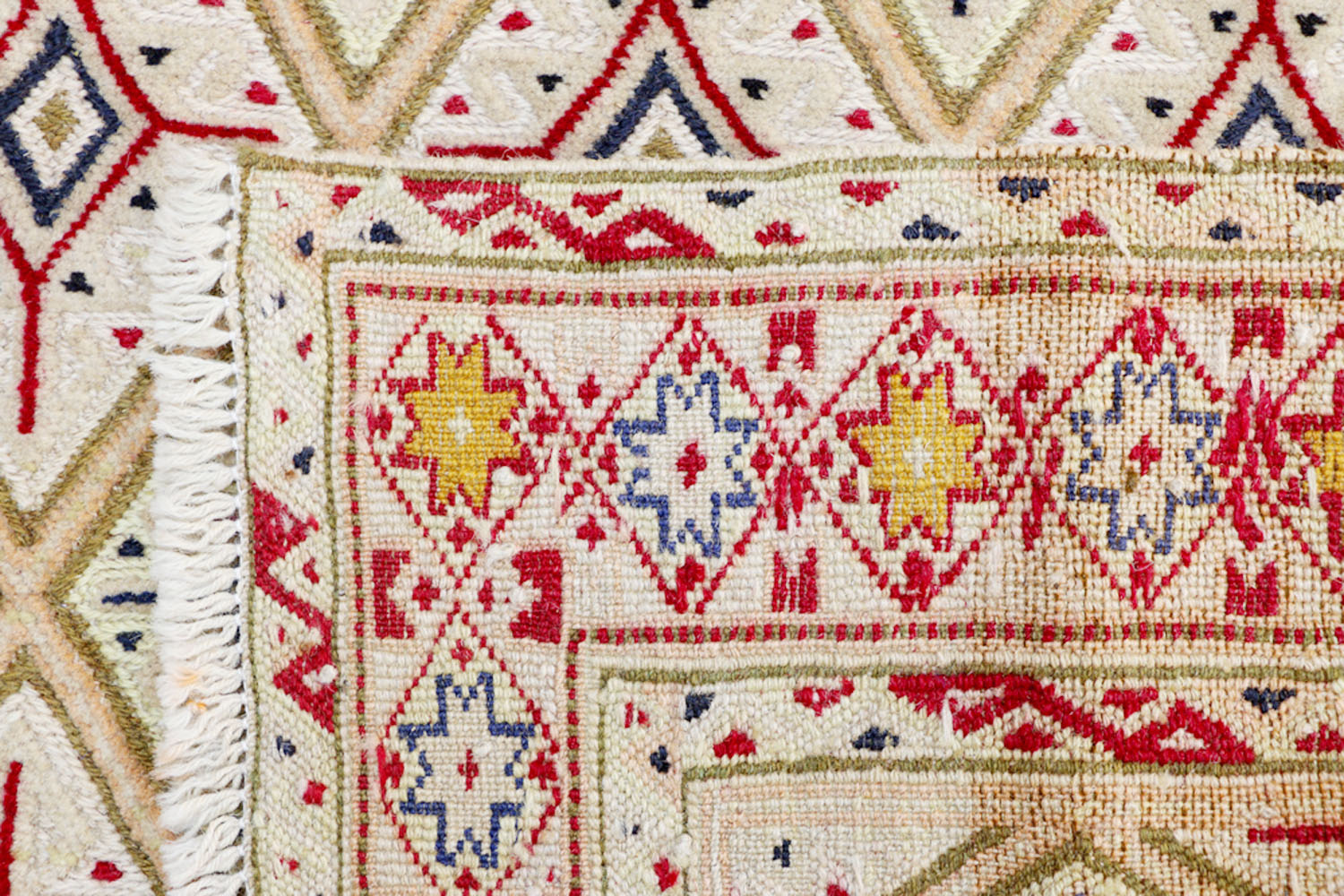 2' 6" x 4' L.brown Handmade Nakhunak Afghan Rug Rectangular