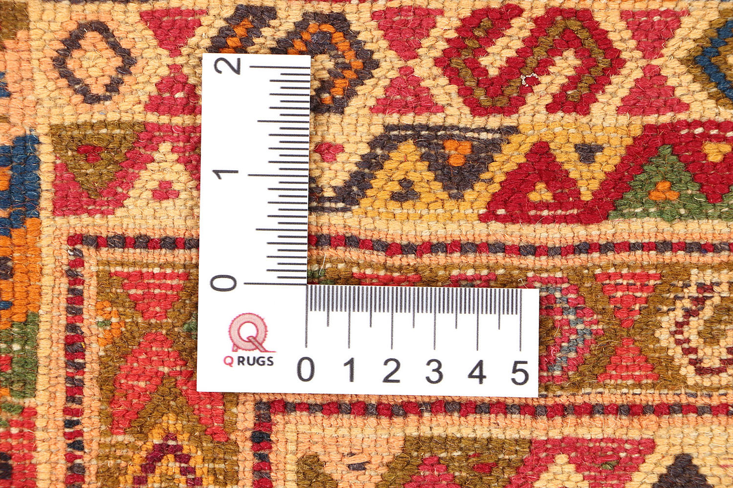 3' X 4' Multy Handmade Nakhunak Afghan Rug Rectangular