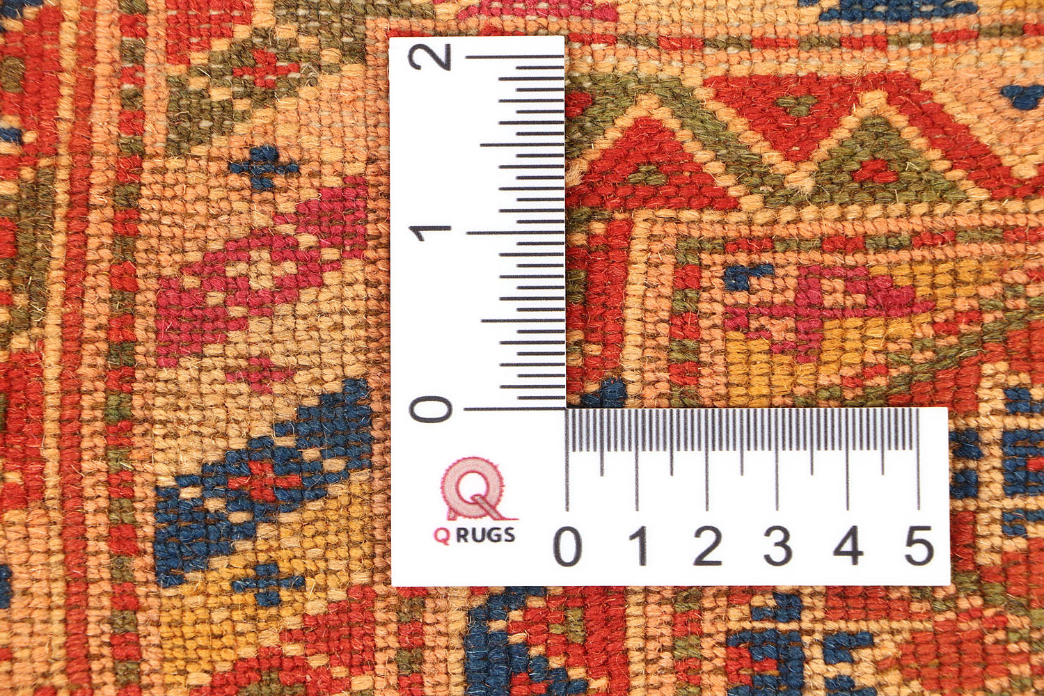 2' 6" x 4' Multy Handmade Nakhunak Afghan Rug Rectangular