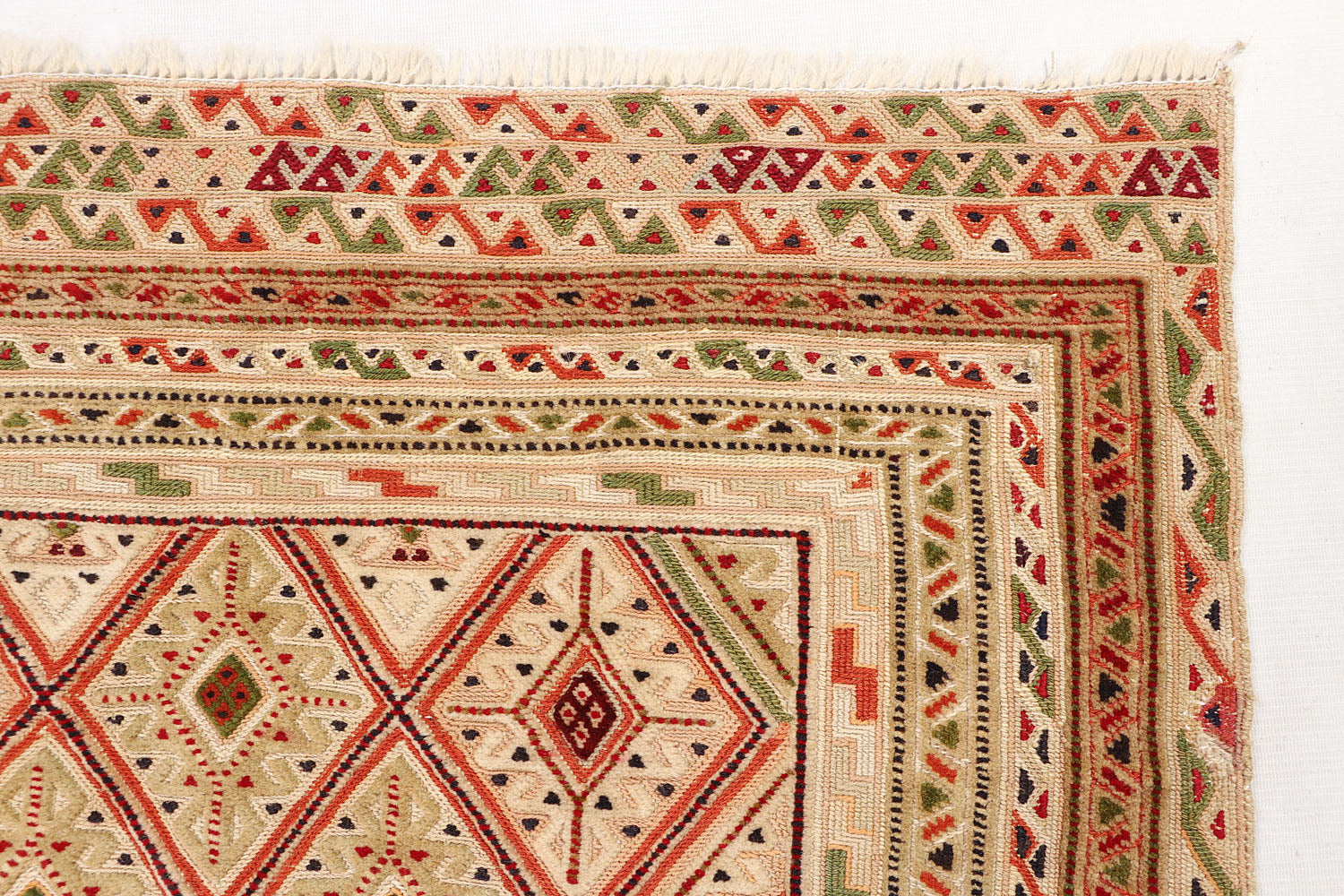 3' X 4' L.brown Handmade Nakhunak Afghan Rug Rectangular