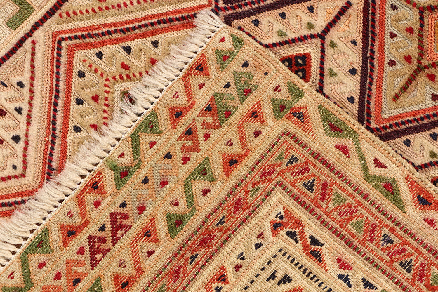 3' X 4' L.brown Handmade Nakhunak Afghan Rug Rectangular