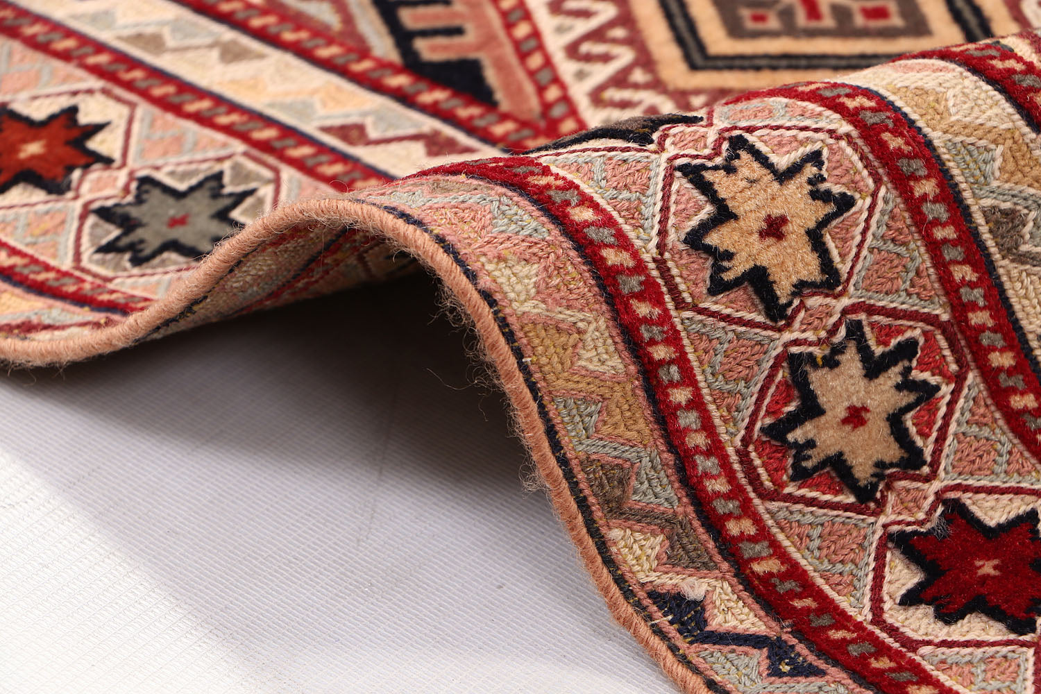 Multy Handmade Nakhunak Afghan Rug Runner