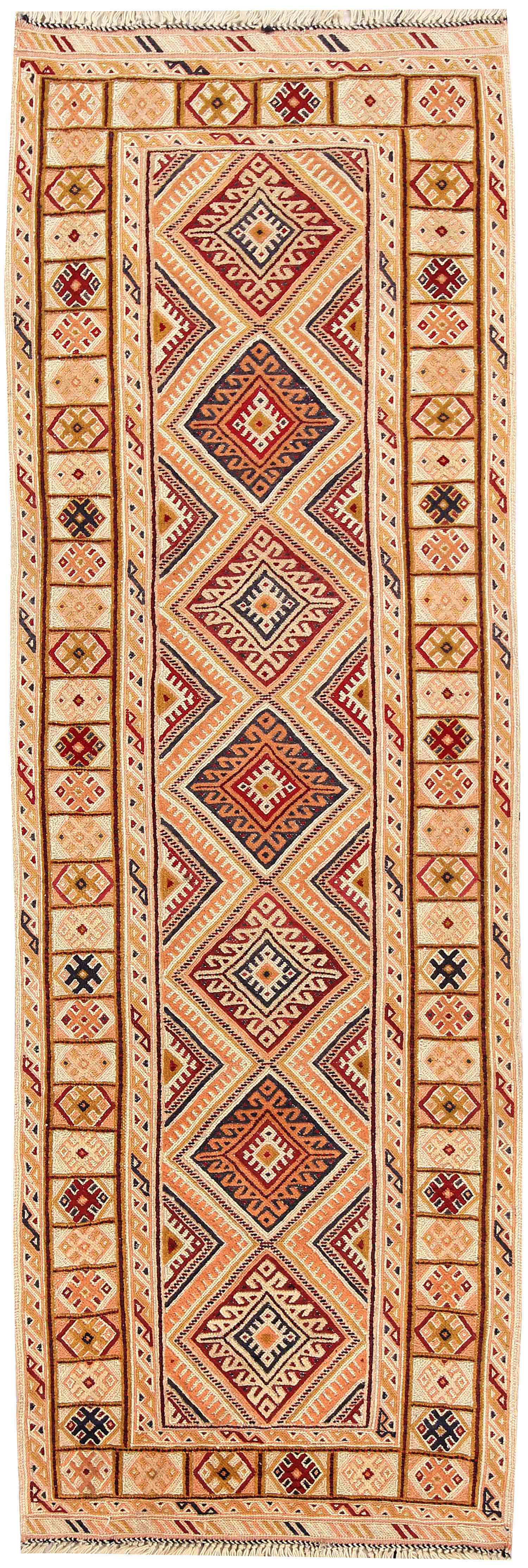 Multy Handmade Nakhunak Afghan Rug Runner