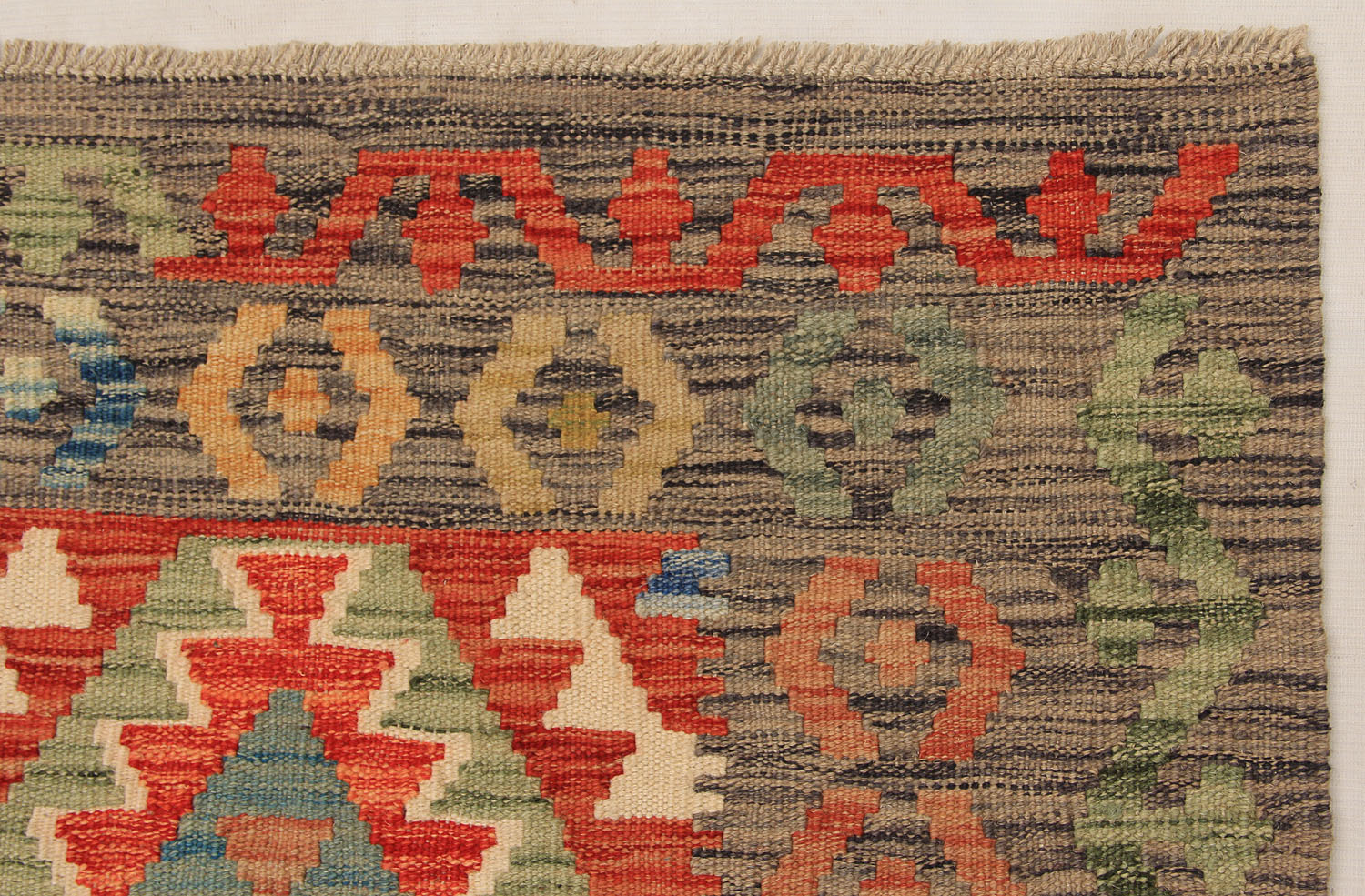3' X 4' Multy Handmade Veggie Dye Kilim Rug Rectangular