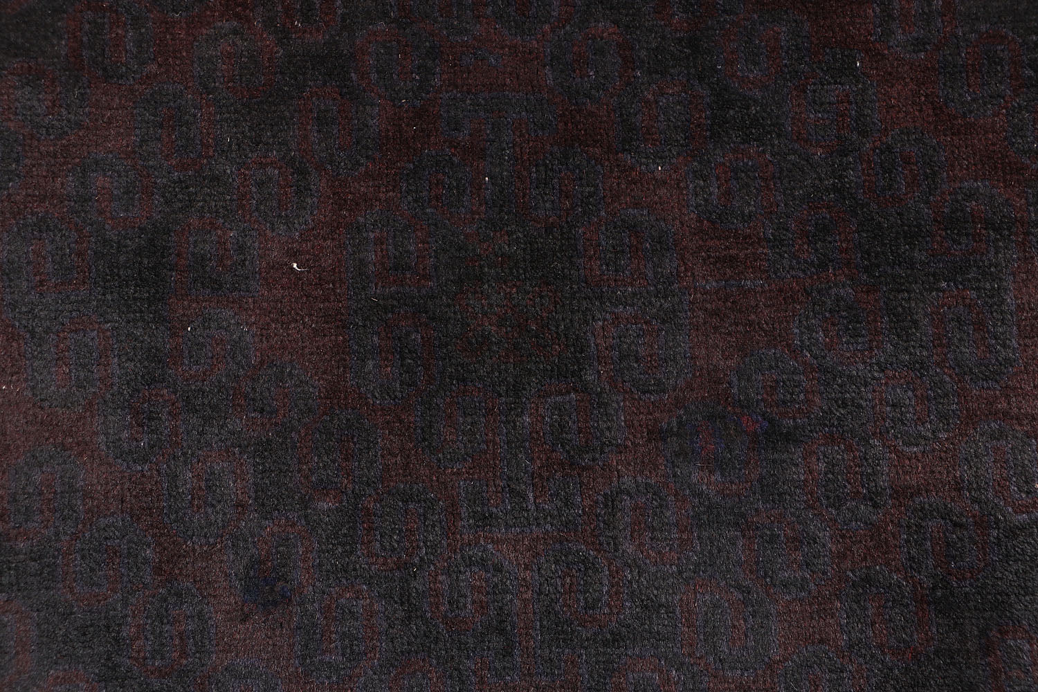 4' x 6' Black Handmade Adraskan Baluchi Afghan Rug Rectangular
