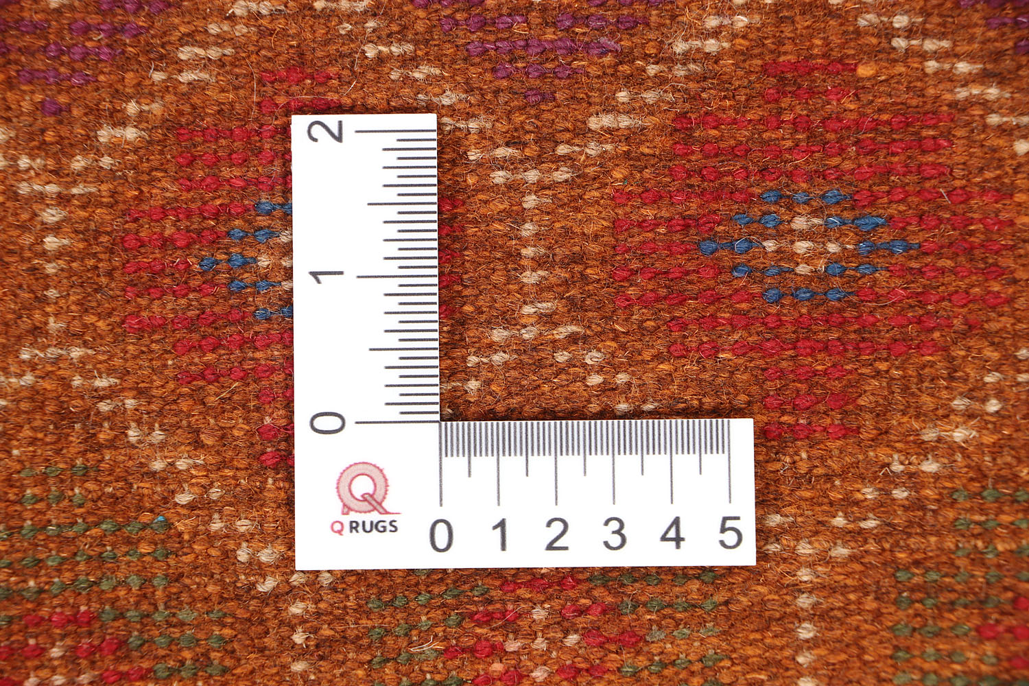 4' x 4' Gold Handmade Kohistani Baluchi Afghan Rug Square