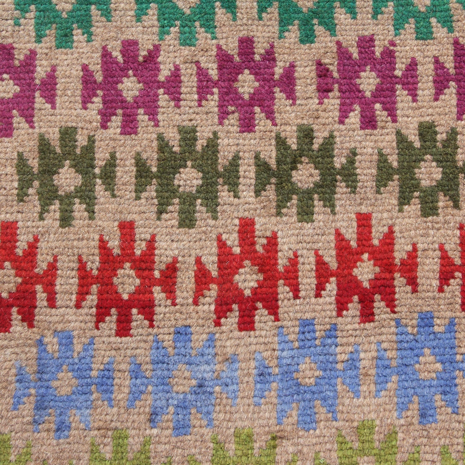 3' x 5' L.brown Handmade Kohistani Baluchi Afghan Rug Rectangular
