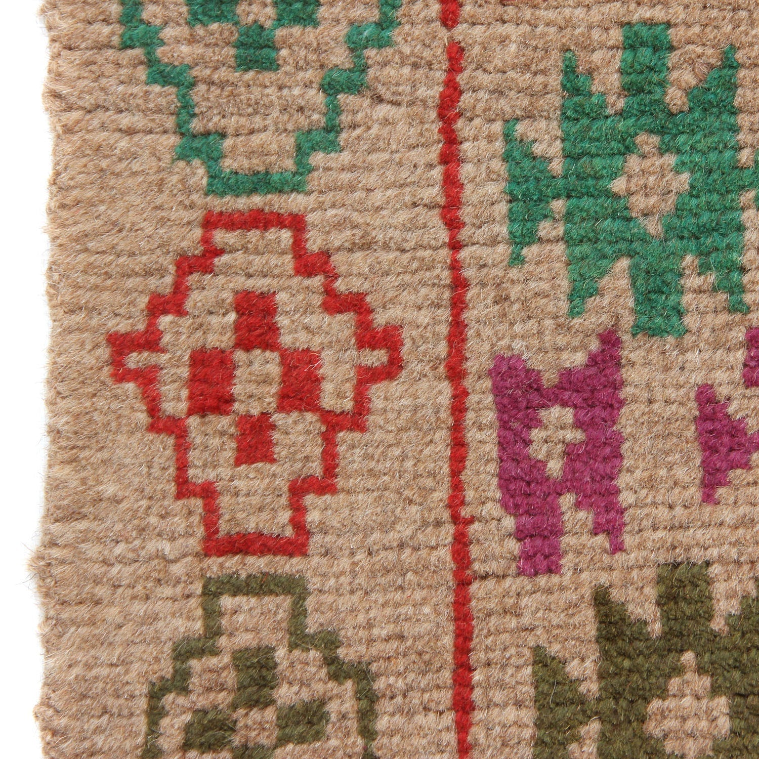 3' x 5' L.brown Handmade Kohistani Baluchi Afghan Rug Rectangular