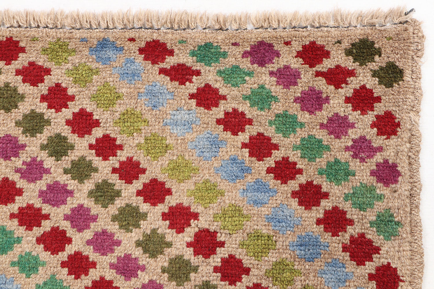 3' X 5' L.brown Handmade Kohistani Baluchi Afghan Rug Rectangular
