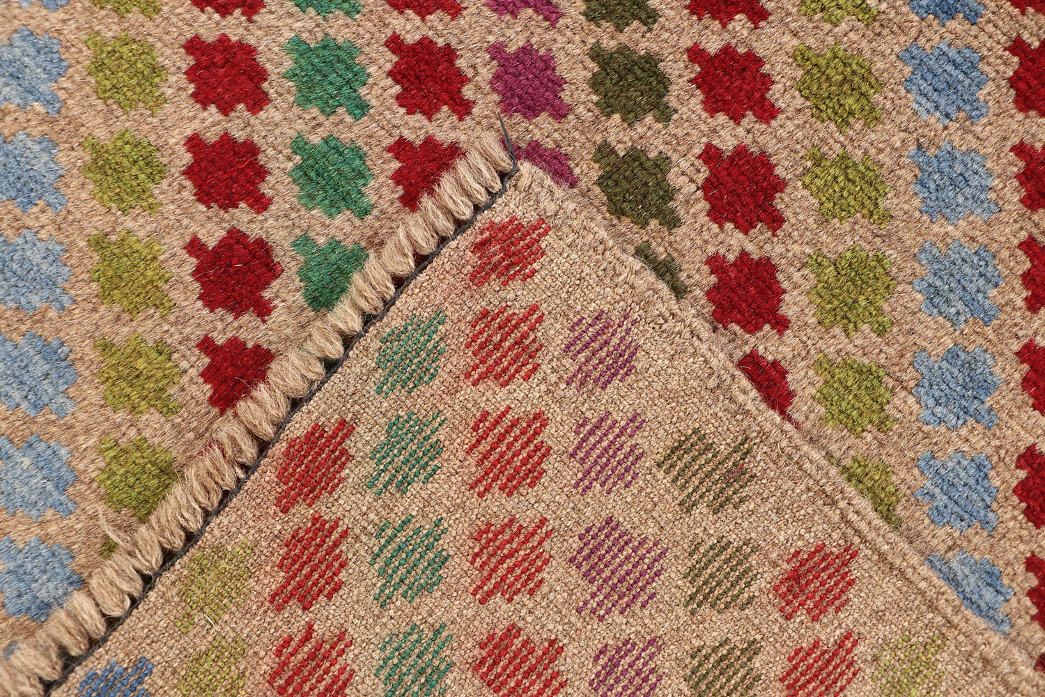 3' X 5' L.brown Handmade Kohistani Baluchi Afghan Rug Rectangular