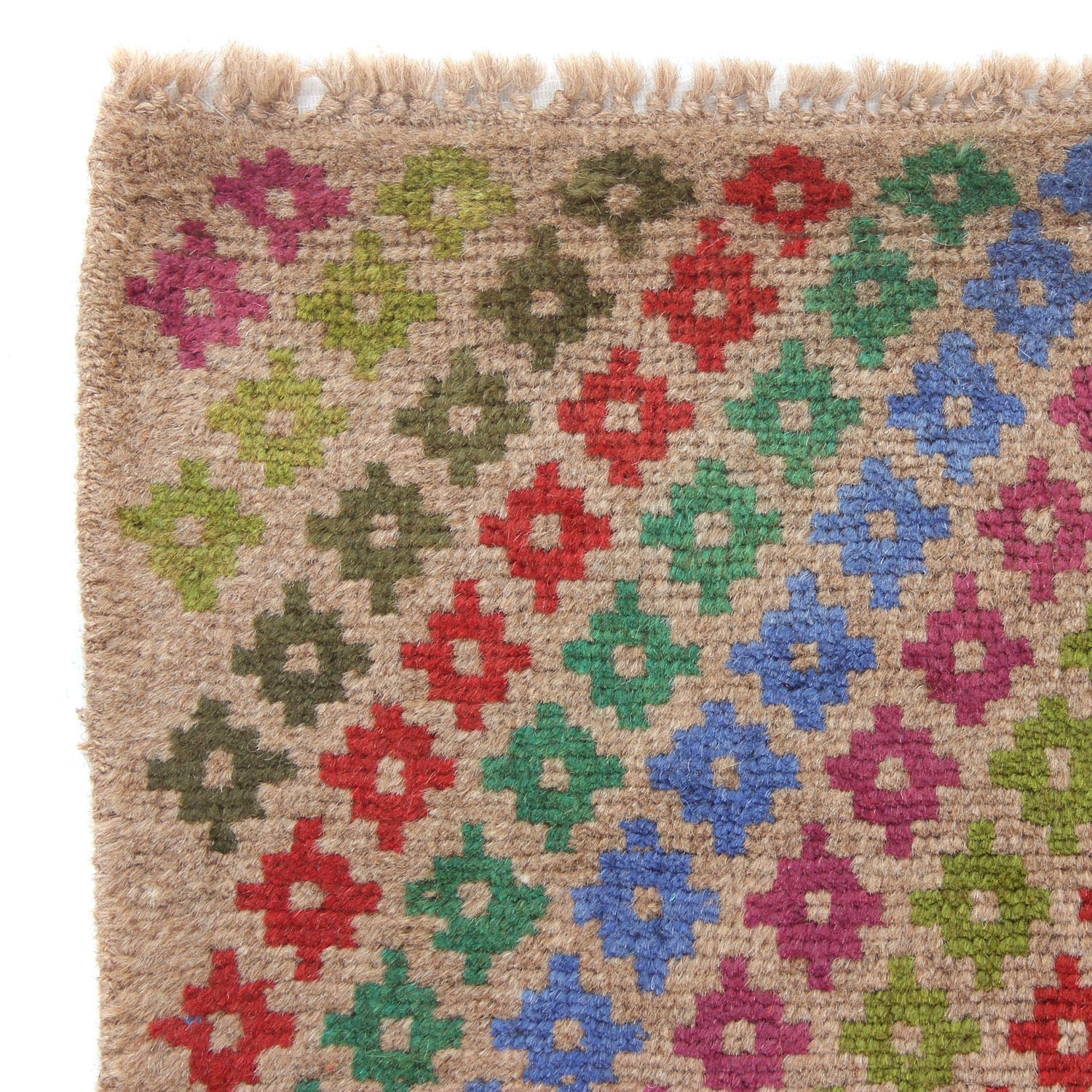 3' X 5' L.brown Handmade Kohistani Baluchi Afghan Rug Rectangular